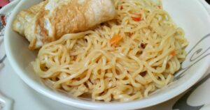 Indomie with Fried Egg